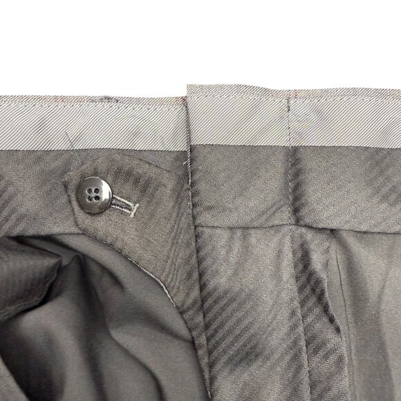 NWT Men's CALVIN KLEIN Mabry Suit Pants Unhemmed Plaid Dress Pants | Size 50R - Picture 7 of 9